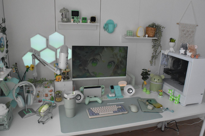 ゲーミングモニター「Pixio」の新色「パステルパープル」「ミント