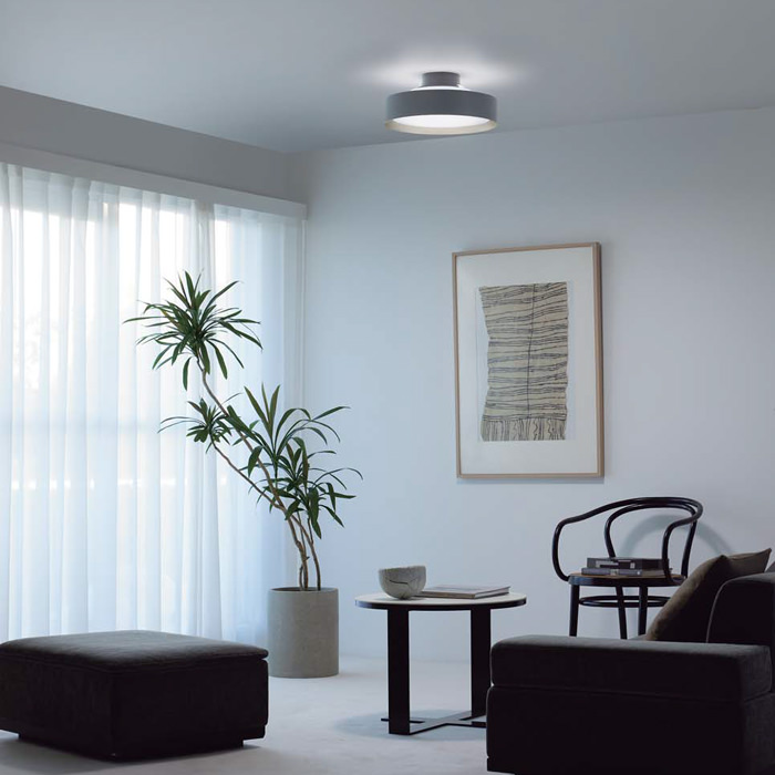 DC8 ブラック 間接照明シーリングライト 6〜8畳｜調光調色｜照明の