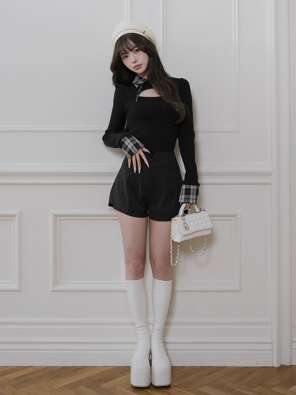 チェックカフスリブニットトップス – Darich (ダーリッチ)