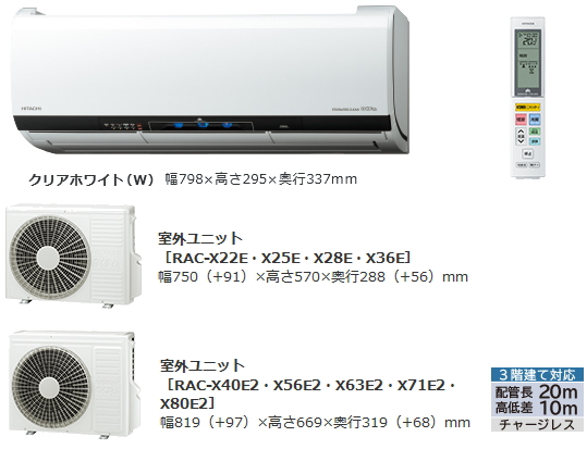 日立 ＞Xシリーズ：2015年ルームエアコン徹底比較