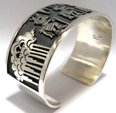 ホピ族のブレスレット・バングル 〔アメリカインディアンが創る〕