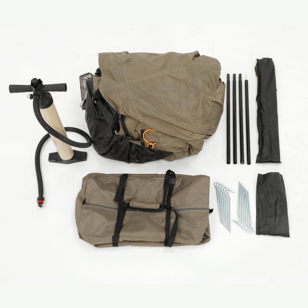 予約商品】 ナチュラルシーズン エアーフレーム タープ付きテント