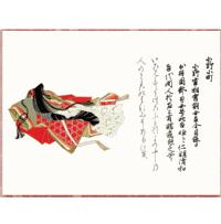 三十六歌仙 小野小町 おののこまち （重要文化財複製画）佐竹本 尺五