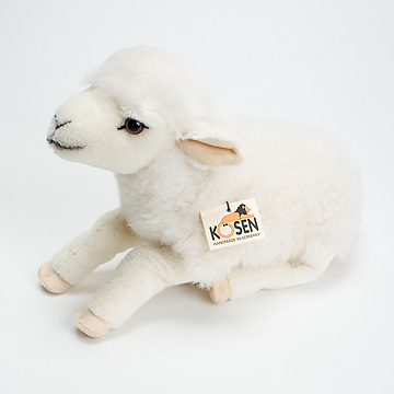 6120 ねそべり子羊：おもちゃ：百町森