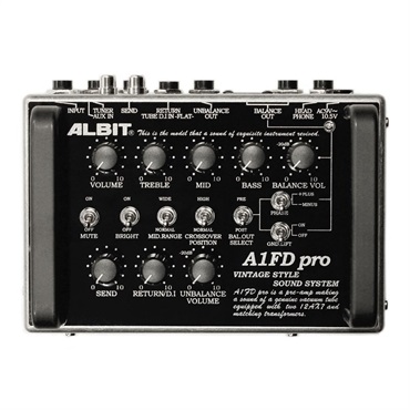 ALBIT 【入荷待ち、ご予約受付中】 GW-1B [GERMANIUM DIODE BOOSTER
