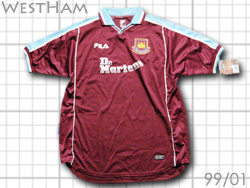 ウェストハム ユニフォームショップ O.K.A. West Ham UTD 1999-2001