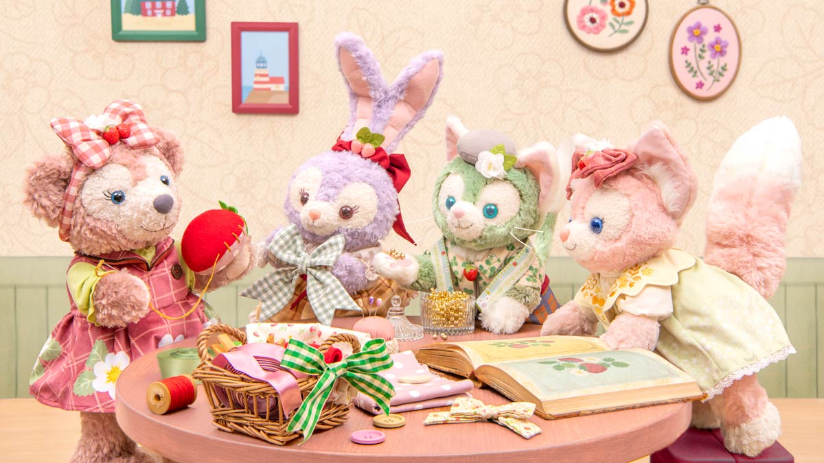 ダッフィー＆フレンズの「ハートフェルト・ストロベリーギフト