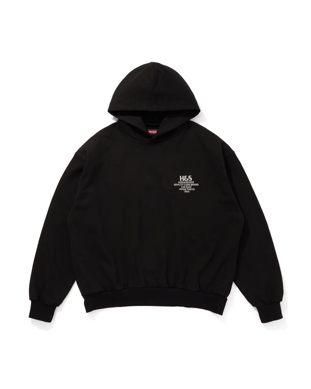 HIDE AND SEEK - H&S Hooded Sweat Shirt (BLACK) / オリジナル