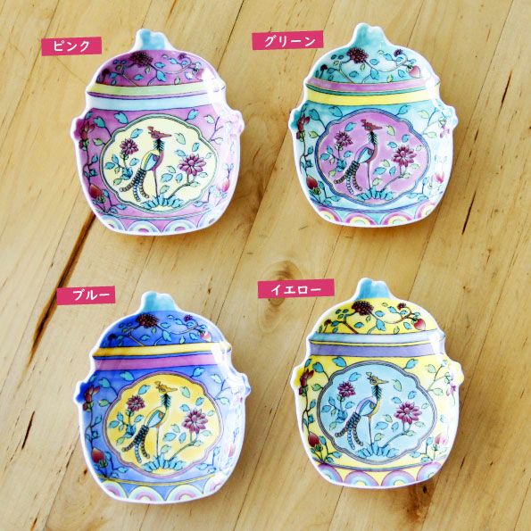 プラナカン・カムチェン小皿セット、プラナカン雑貨、プラナカン陶器