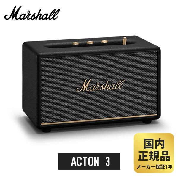 マーシャル Marshall ACTON3 Bluetooth ブラック アクトン Black(DZONE