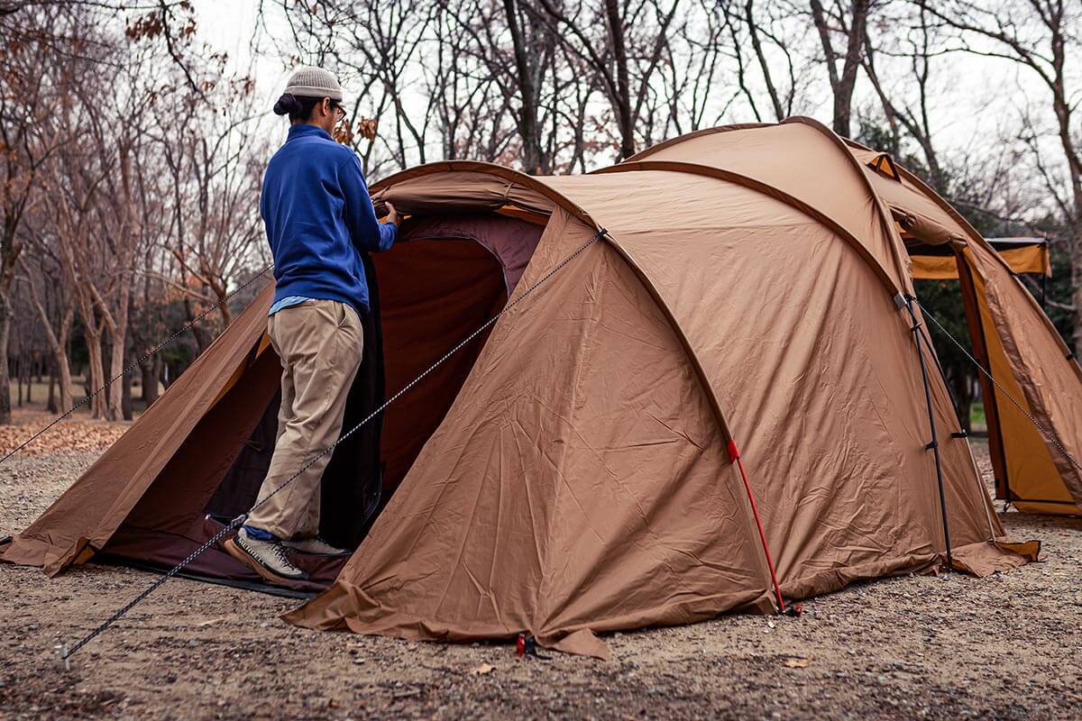 Hilander(ハイランダー) アルミフレーム2ルームテント ファミリー