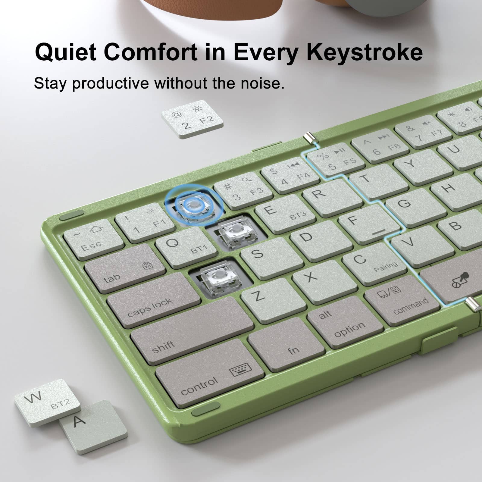 Nillkin Cube ポケット折りたたみキーボード デュアルマグネット