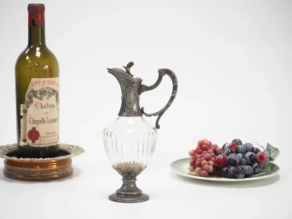 アンティーク シルバープレート クラレットジャグ フランス ワイン