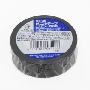 エスロンテープNo.360 赤 10巻入り: 電線・ケーブル接続処理材 - 蛙屋