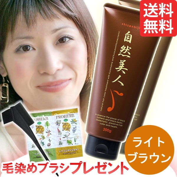 自然美人 ライトブラウン（200g）【アップワード】白髪隠し ヘアケア