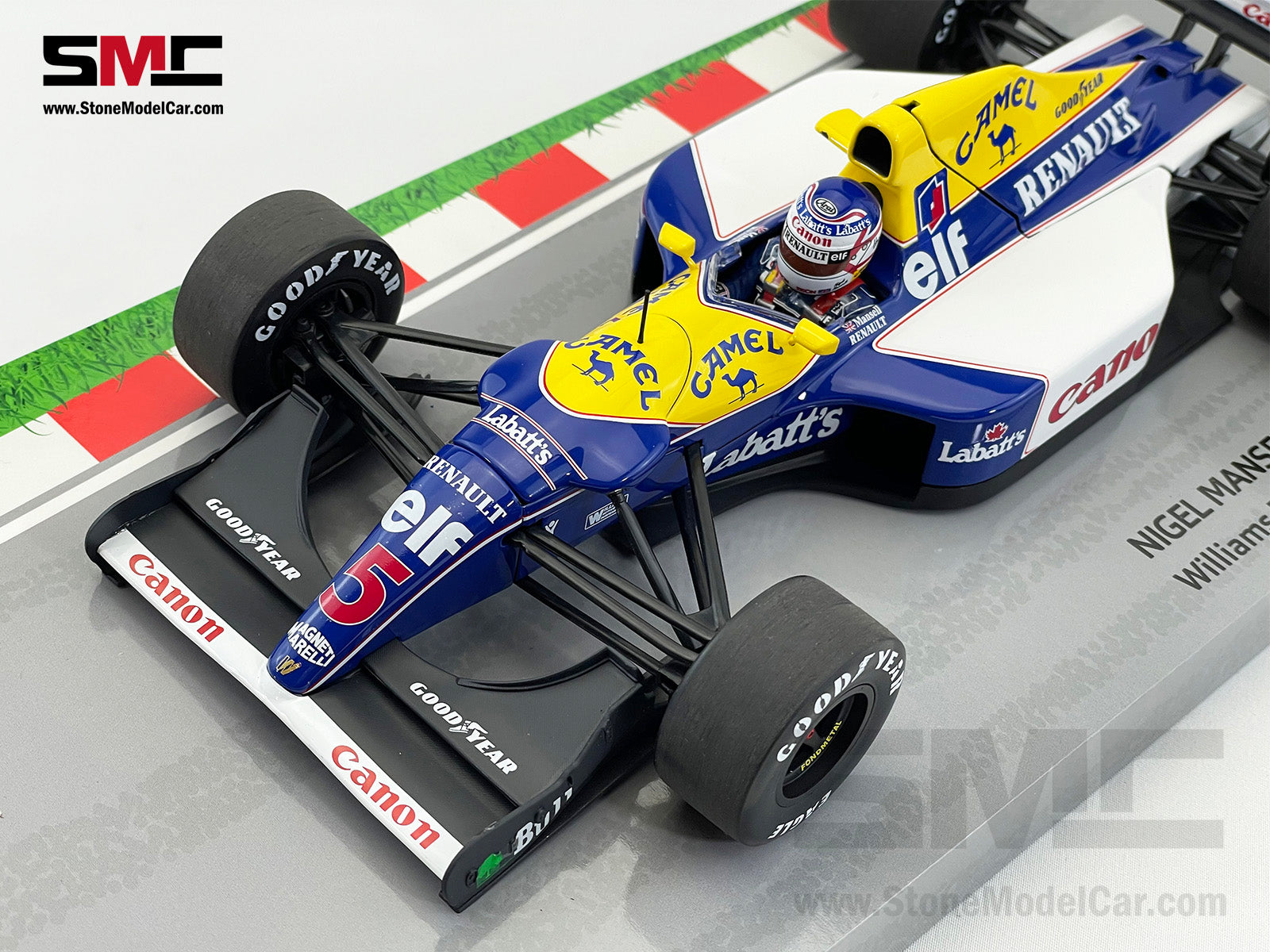 Williams F1 FW14B #5 Nigel Mansell 1992 World Champion 1:18