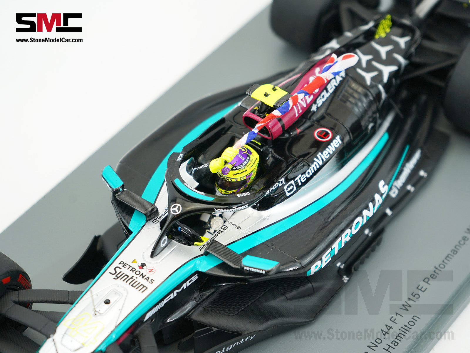 Mercedes F1 W15 #44 Lewis Hamilton British GP 2024 Winner Spark 1