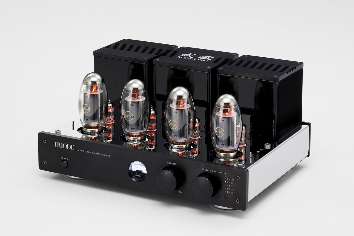 トライオード、ブランド初のKT150真空管搭載プリメイン「MUSASHI」を8