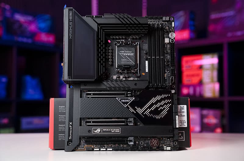 First look at the Intel Core i9-12900K, ASUS ROG Maximus Hero Z690