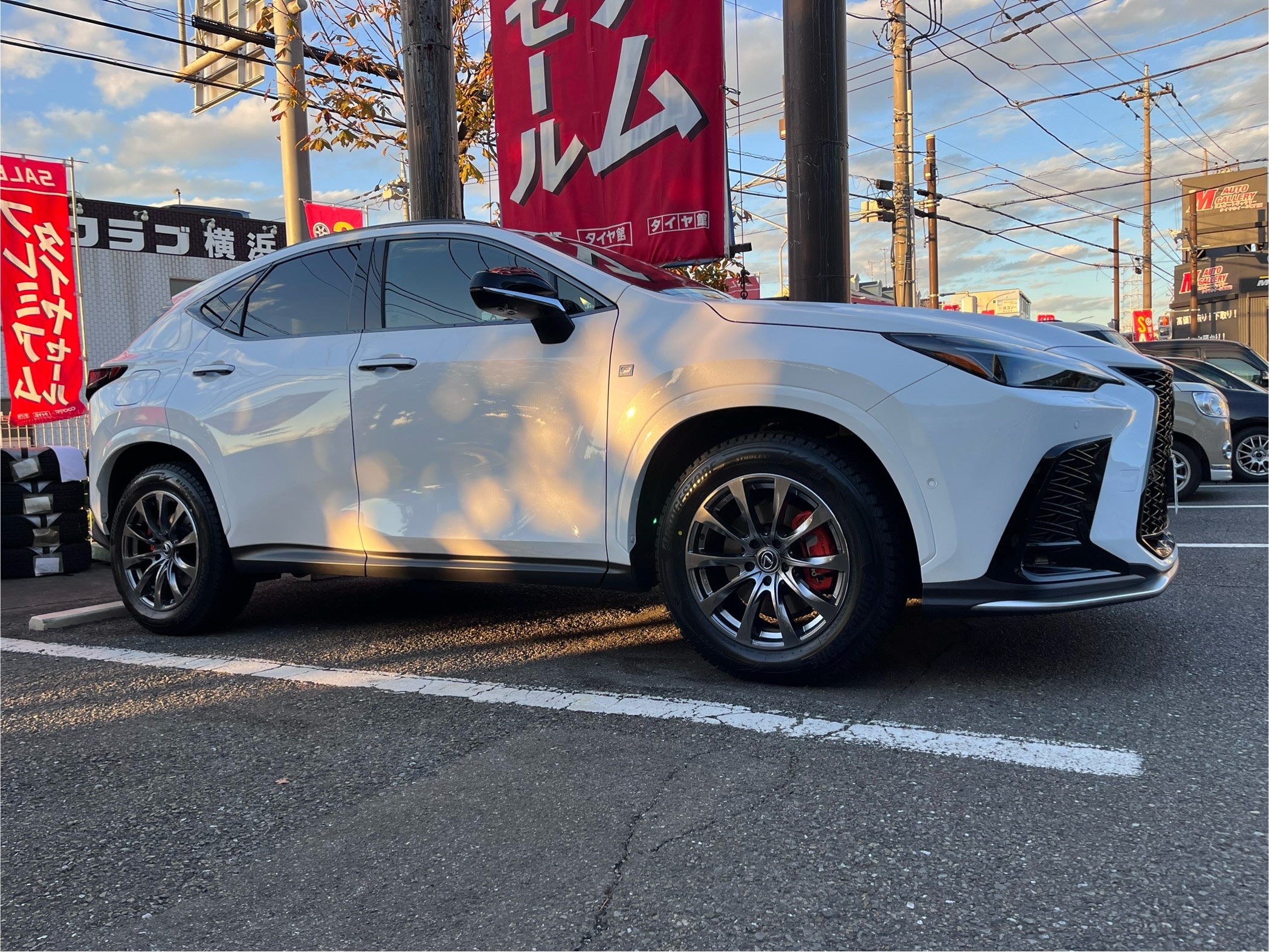 レクサスNXにスタッドレスホイールセット取付 | 店舗おススメ情報