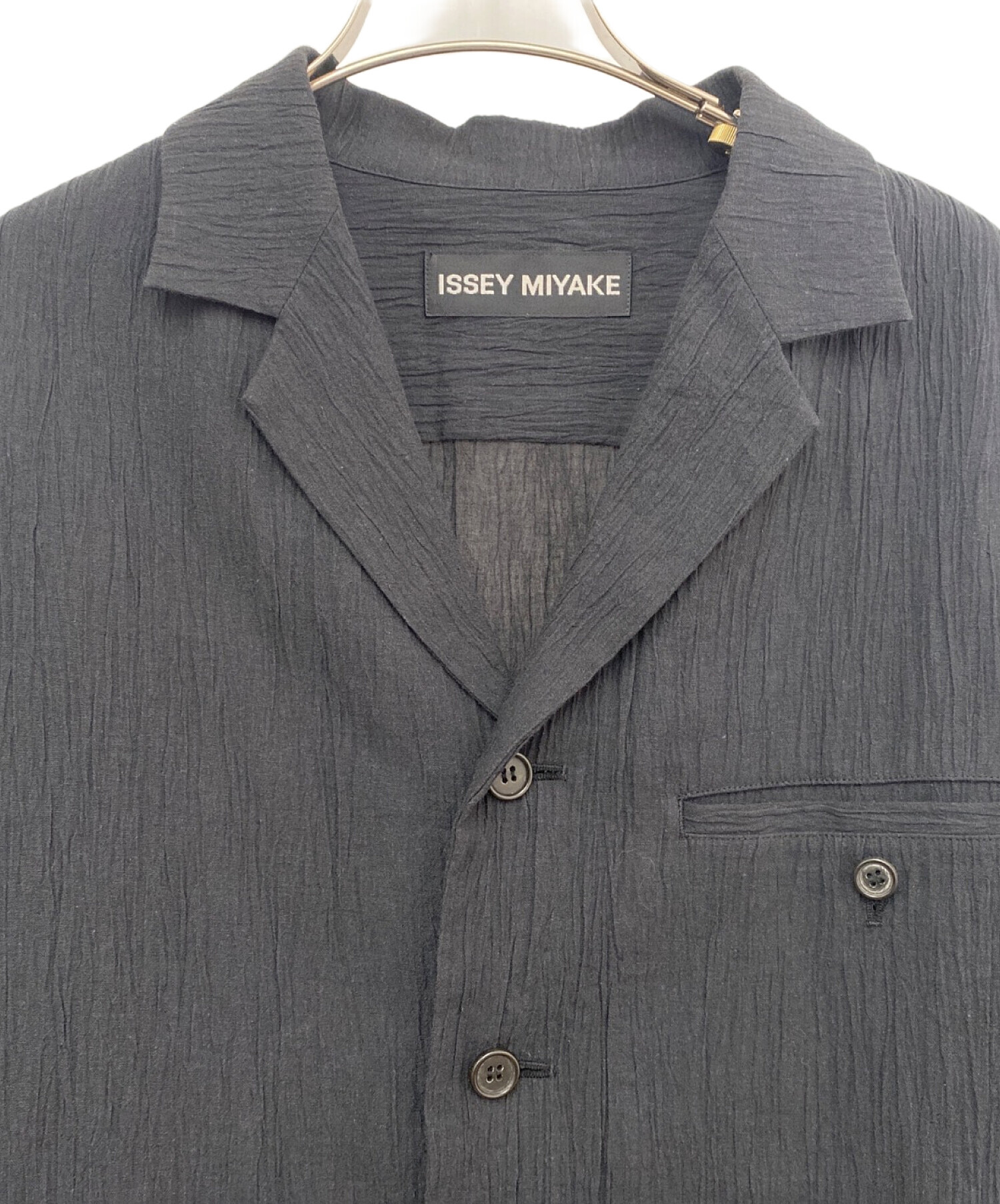 中古・古着通販】ISSEY MIYAKE (イッセイミヤケ) シャツジャケット