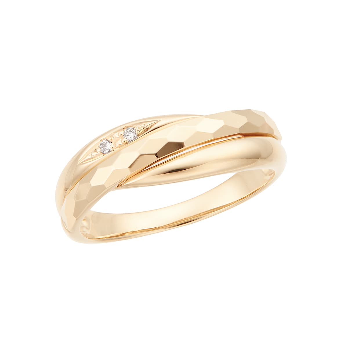 K10イエローゴールドダイヤモンドリング(RFR498)|TSUTSUMI（ジュエリー