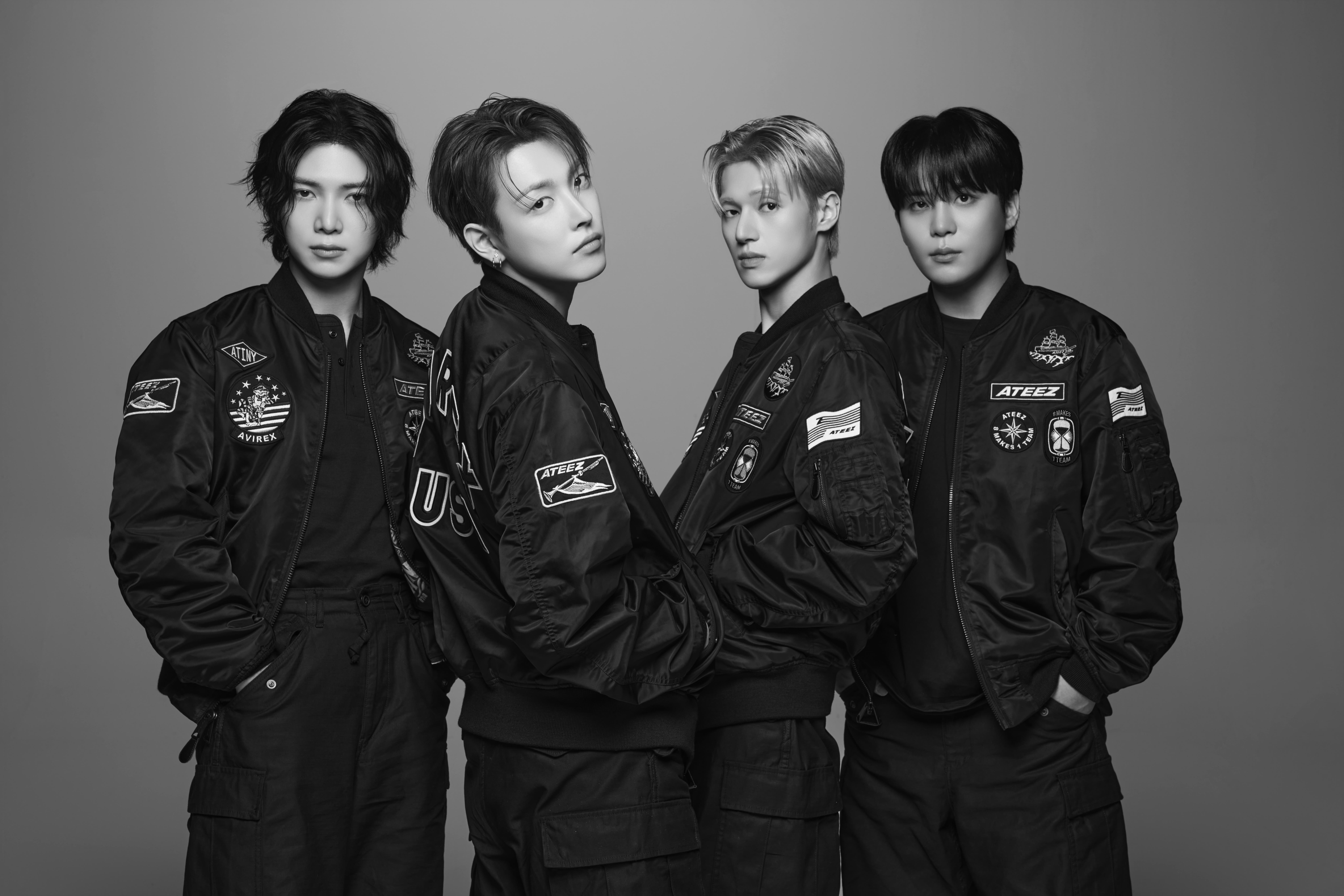 世界的に注目を集める韓国8人組ボーイズグループ「ATEEZ」と「AVIREX