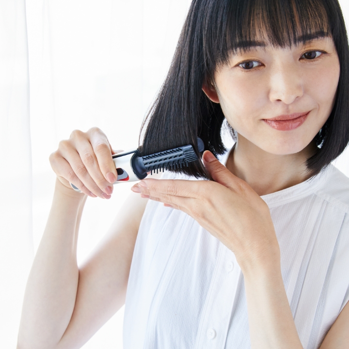 ショートヘアやボブスタイルのボリュームアップに「ヘアボリューマー