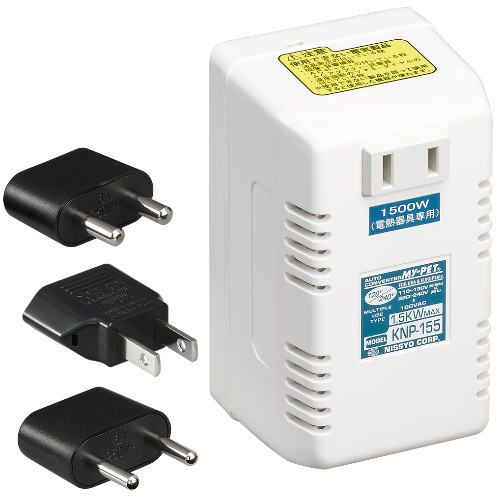 プラグが変形！世界中で使える変圧器 60W/40W｜YAZAWA CORPORATION