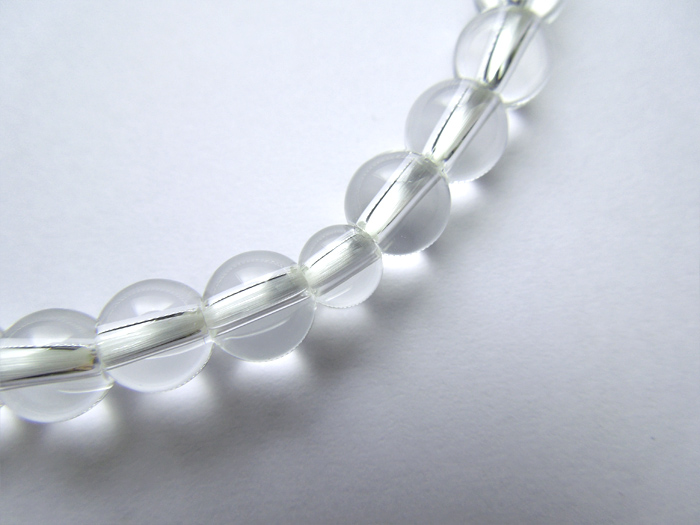 水晶6mmブレス共仕立 お数珠の安田念珠店へ｜総本山御用達 安田念珠店