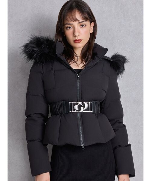 GYDA（ジェイダ） ダウンコート ダウンジャケット GDベルト付き