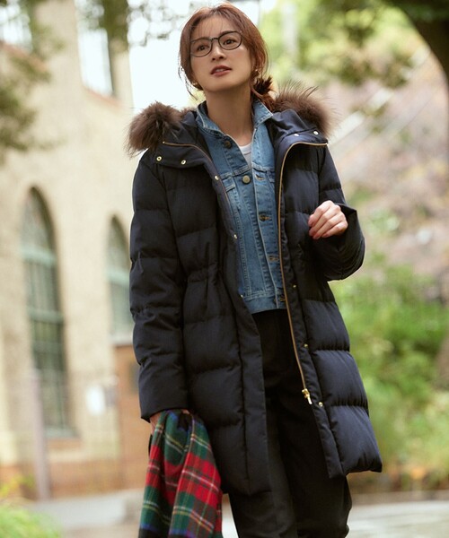 ダウンコート ダウンジャケット 「滝沢眞規子さん着用」リュクス