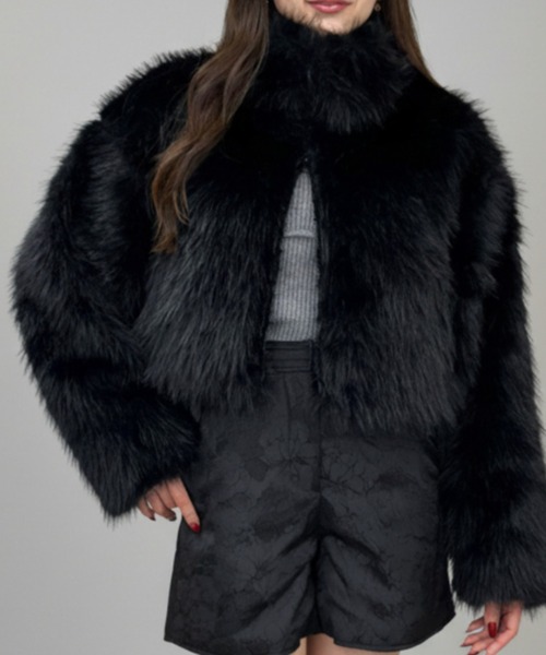 Per sist ence（パーシエンス） ブルゾン アウター フェイクファー