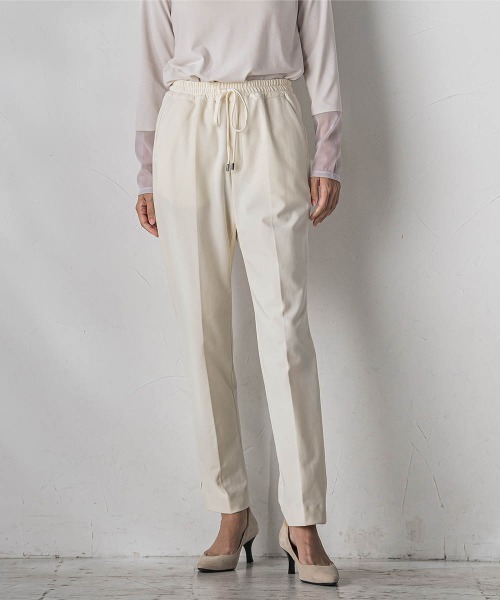 la.f（ラ・エフ） パンツ ウォーフィル裏起毛イージーパンツ「洗濯