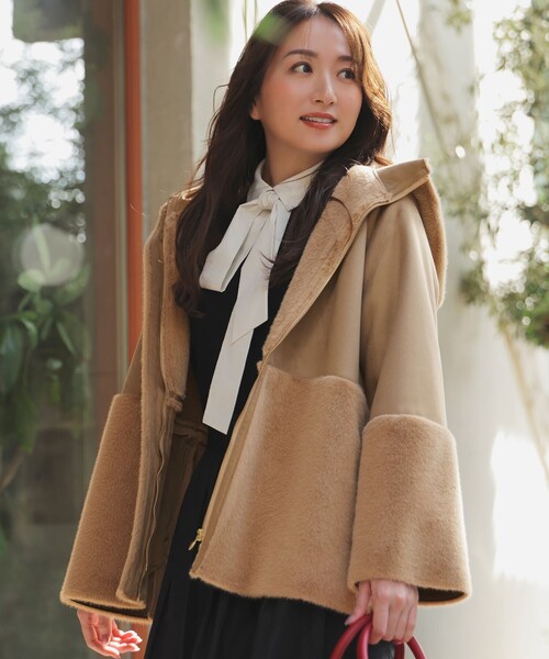 ANY SIS（エニィスィス） ムートンコート ボアコート Luxuryフェイク