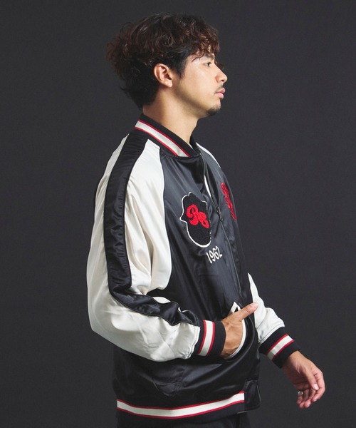 JACKROSE（ジャックローズ） スカジャン B-TRS-Lips＆Tongue