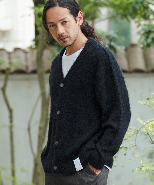 CAMBIO（カンビオ） カーディガン mcg3499-Shaggy Knit Cardigan