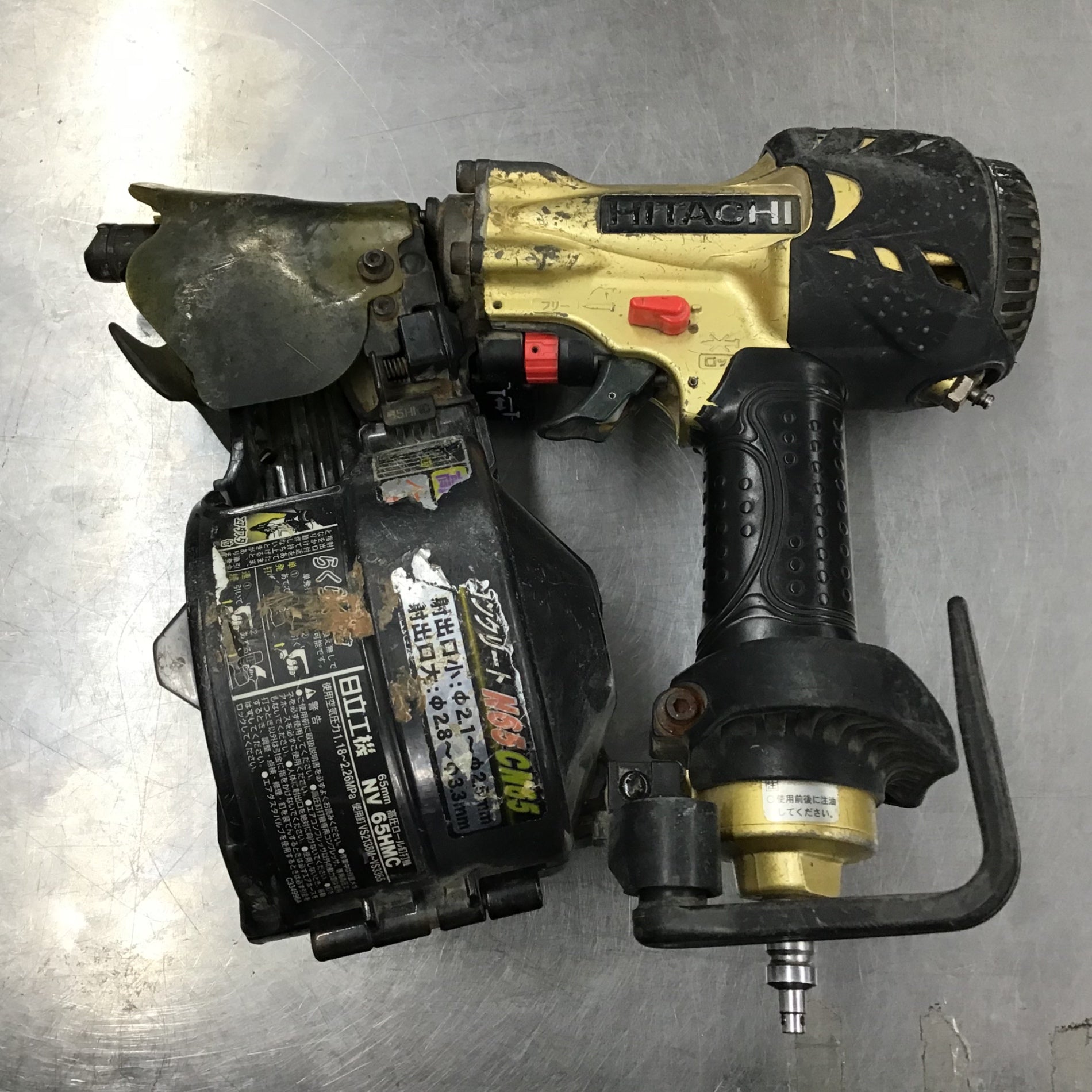 ☆ハイコーキ(HIKOKI ※旧:日立工機) 高圧エア釘打ち機 NV65HMC【戸田店