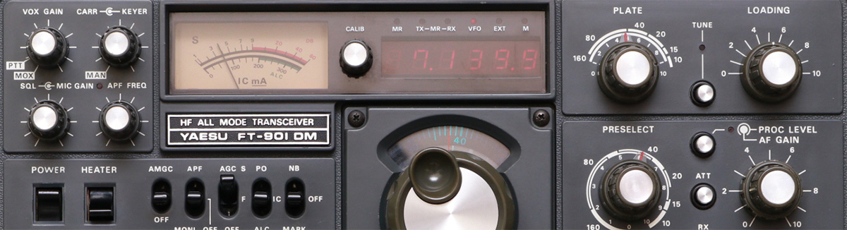 FT-901の中古を買って整備してみた | E-craft 電子工作室