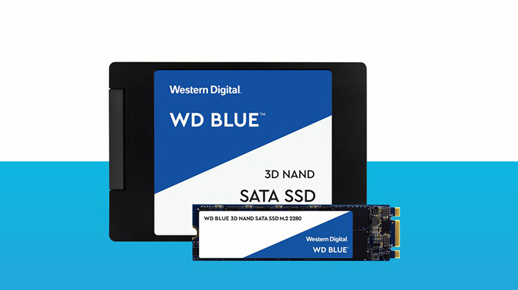 WESTERN DIGITAL WD BLUE 3D NAND SSD 250GB 500GB 1TB 2TB Internal
