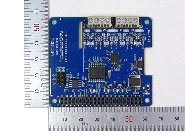 MCC134 Thermocouple Measurement DAQ HAT for Raspberry Pi: 開発