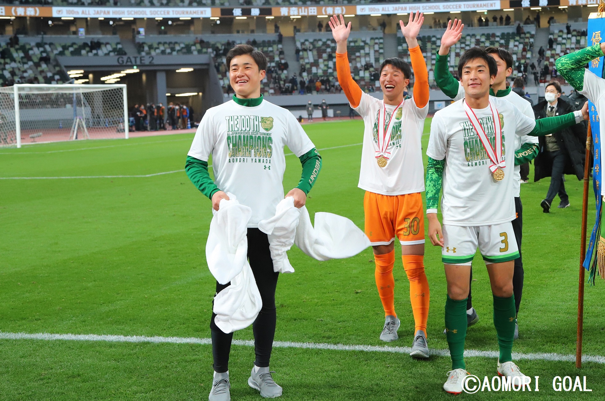 3冠達成の青森山田高校、大会を振り返る選手たちの声 ＜No.21