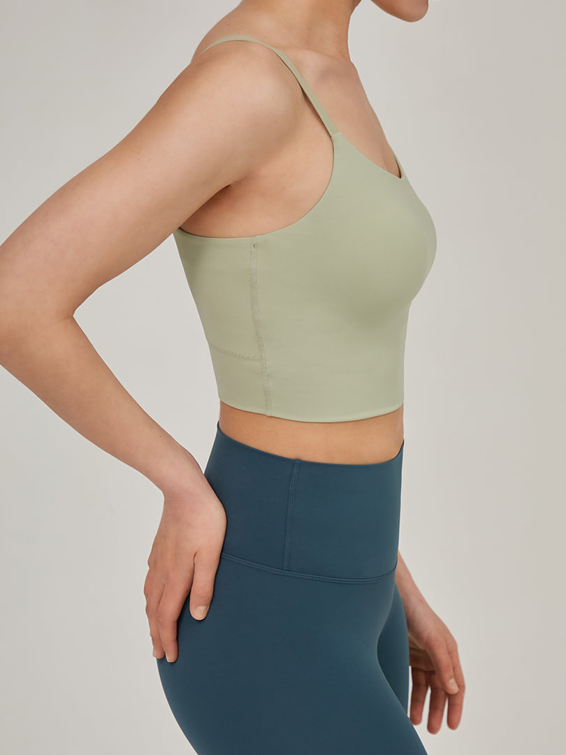 Airyfre ソフト クロップド スポーツブラ | andar JAPAN