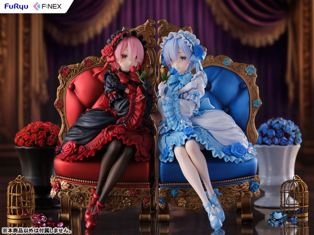 リゼロ」レム＆ラムが豪華なゴシックドレス姿でフィギュアに！2体