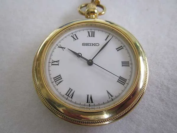 JA-1806| セイコー 5S21-0A31 懐中時計 クオーツ スイープセコンド SEIKO