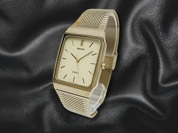 JA-3026| セイコー ドルチェ 5E61-5A00 タングステンカーバイド/SS