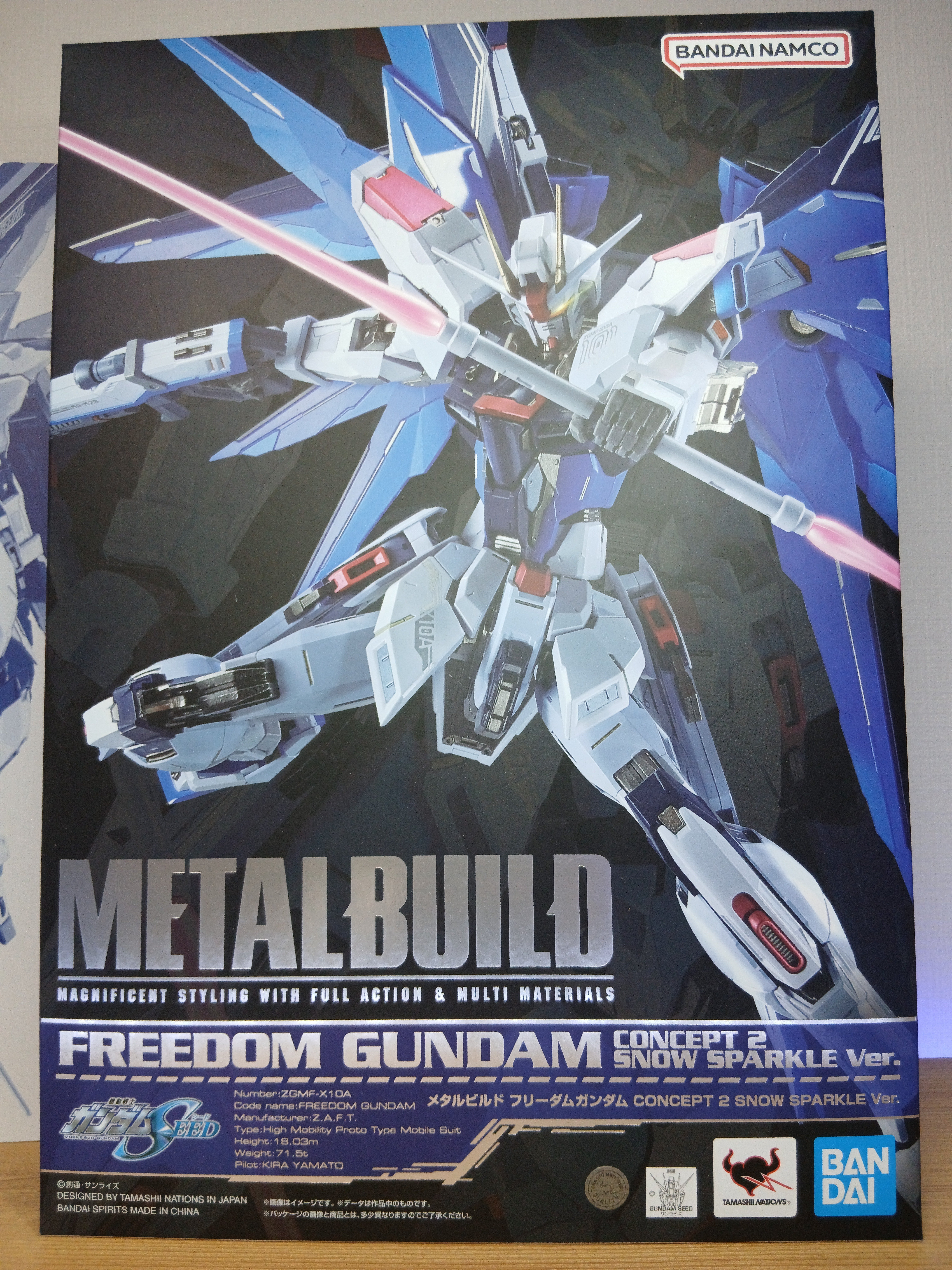 感想]METAL BUILD フリーダムガンダム CONCEPT 2 SNOW SPARKLE Ver