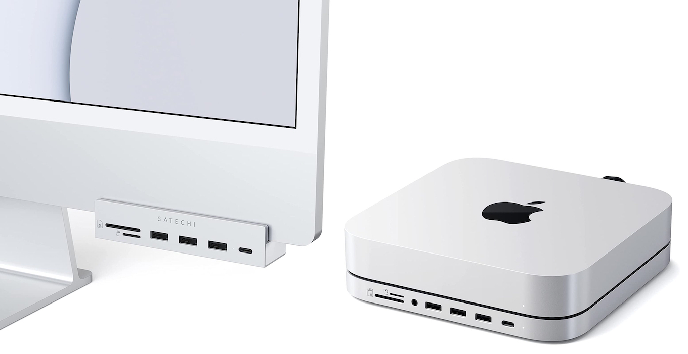 Satechi、Apple M1チップ搭載のiMac用ハブやSSDが搭載可能なMac mini用