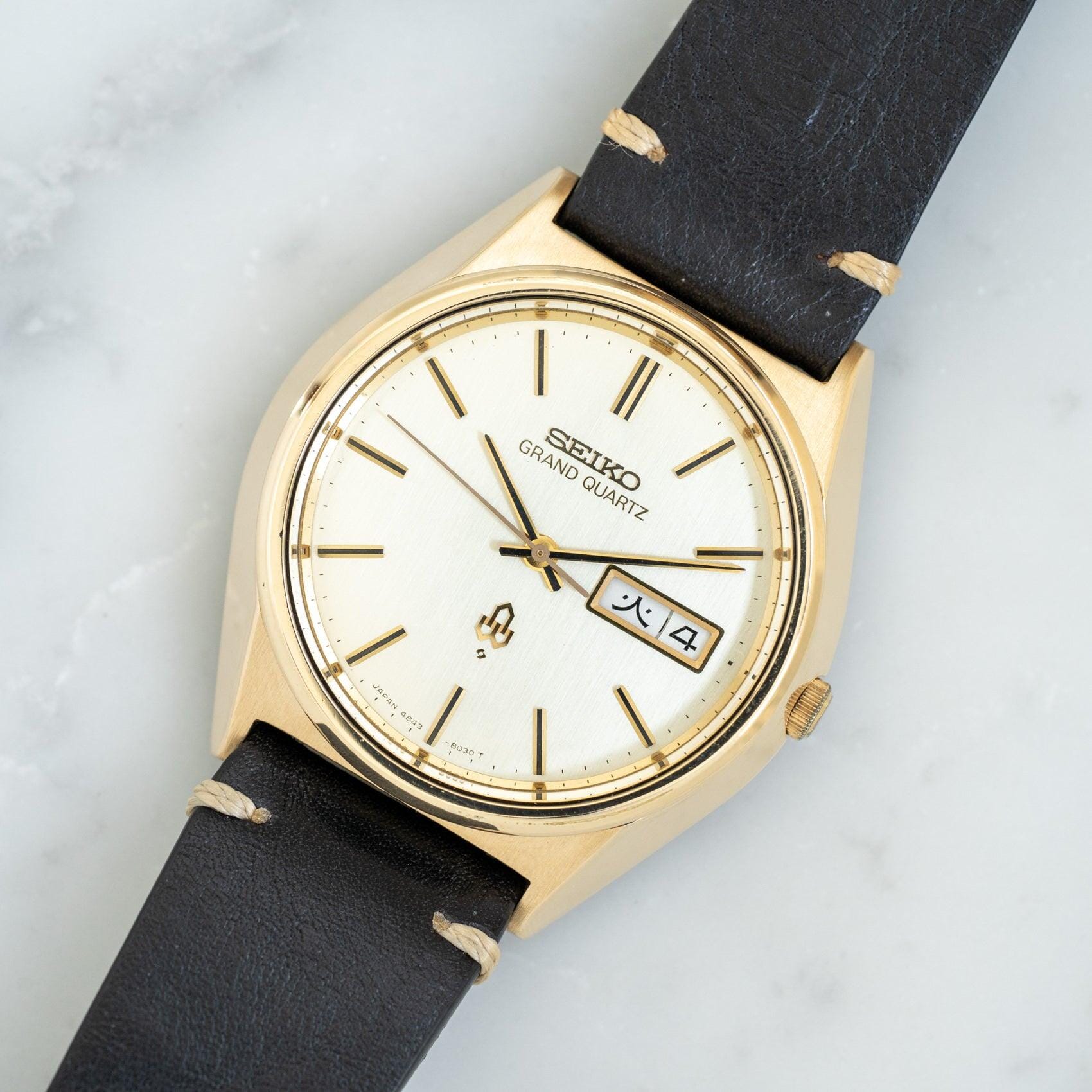 SEIKO GRAND QUARTZ 4843-8040 CAP GOLD | ARBITRO