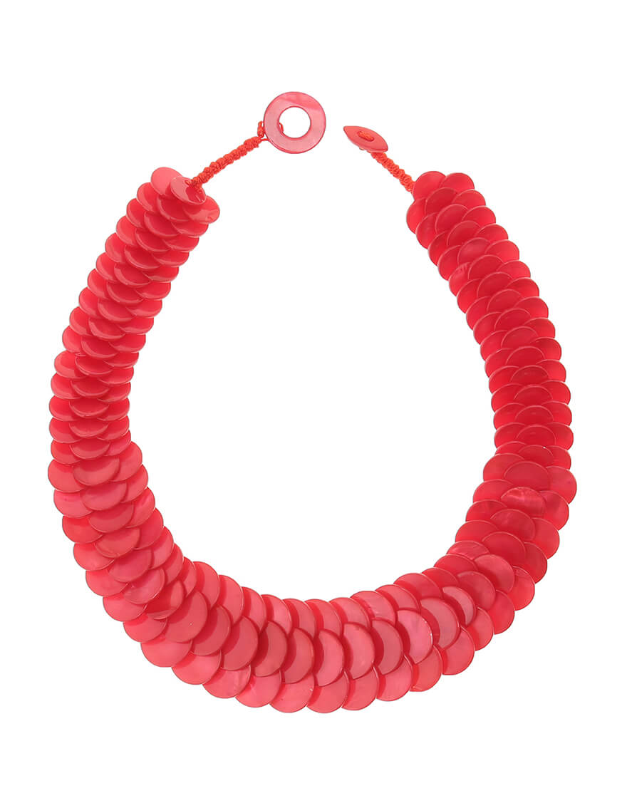 マーメイドシェルレイ（レッド） – 【公式】フラダンス衣装